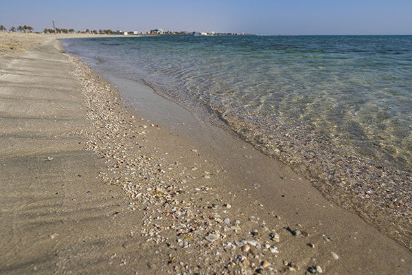 La playa de Dukhan 