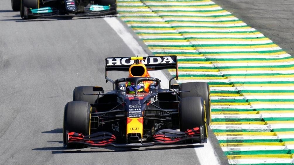 Checo Pérez en el GP de Qatar