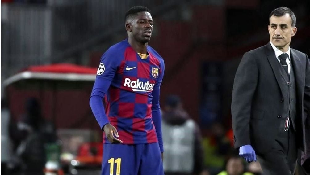 Dembélé con el Barcelona 