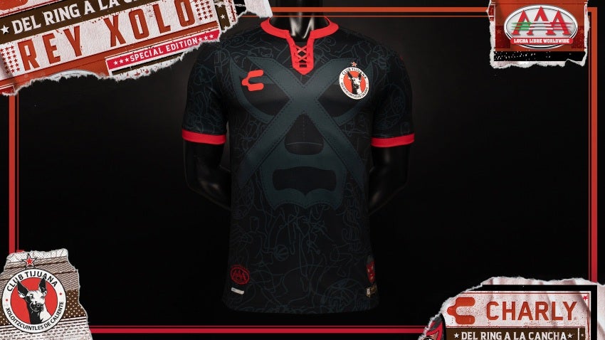 Nuevo jersey del Xolos inspirado de Lucha Libre