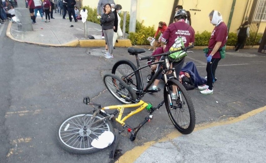 Automovilista atropelló a un grupo de peregrinos