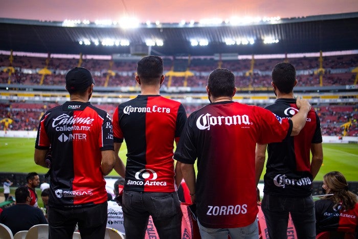 Afición del Atlas observa la Semifinal contra Pumas