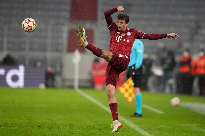 Müller, durante el duelo ante los culés