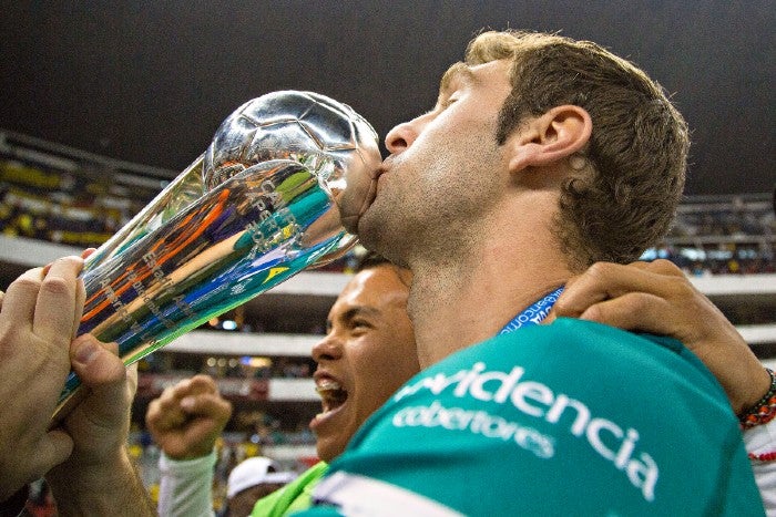 Boselli con el título ganado en 2014