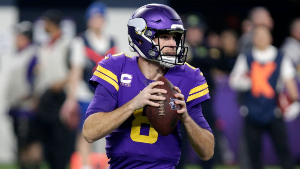 Kirk Cousins ​​in action with Vikings
