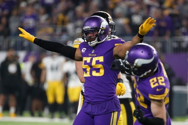 Anthony Barr en festejo