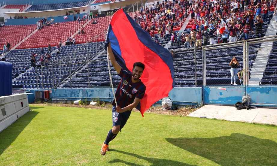 Los Potros festejando su pase a la Final 