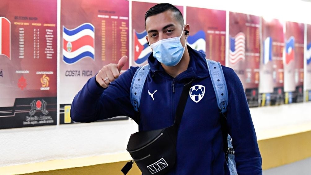 Funes Mori en partido con Rayados 