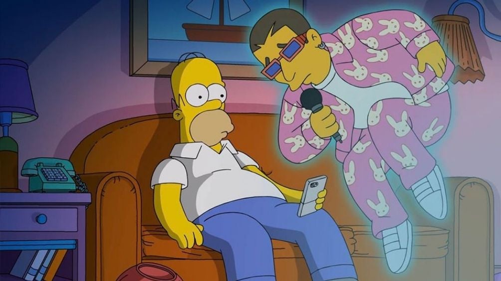 Bad Bunny debuta en Los Simpson 