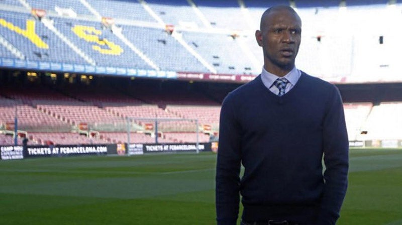 Éric Abidal en su paso por el Barcelona 