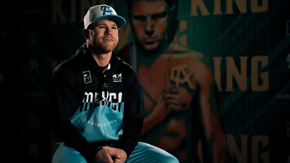 Saúl 'Canelo' Álvarez durante Media Day previo a pelea vs Saunders