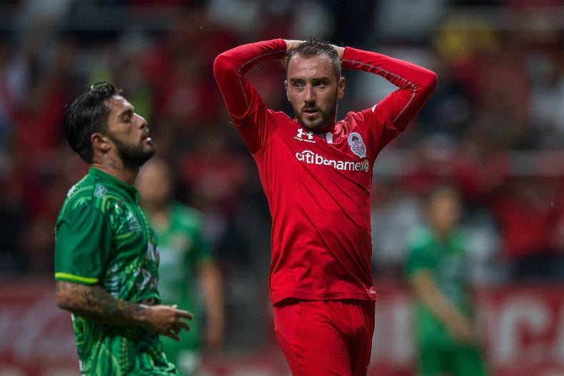 Federico Mancuello como jugador del Toluca