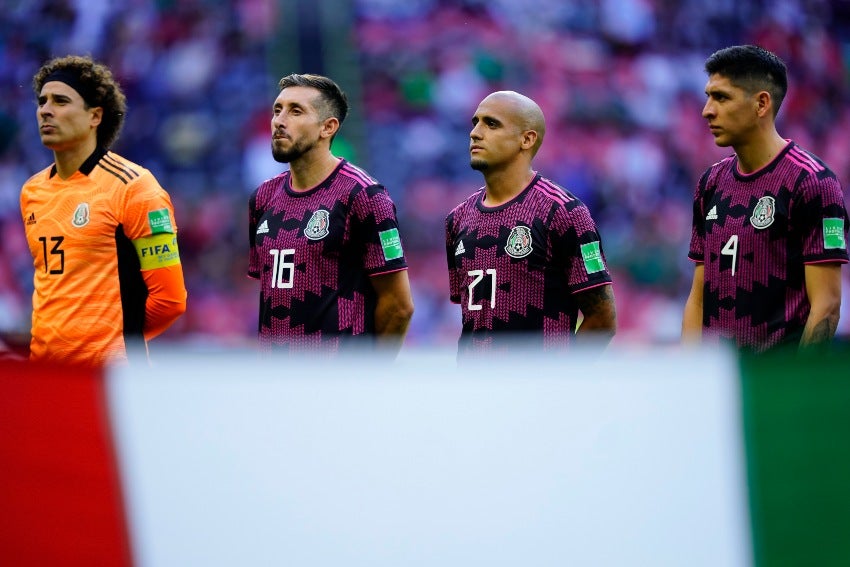 Jugadores de la Selección Mexicana 