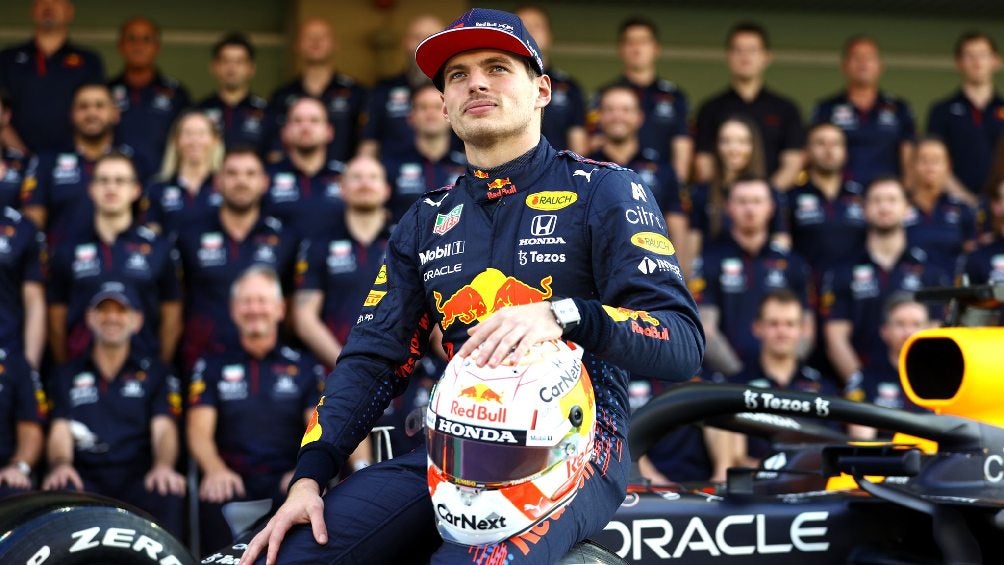 Max Verstappen tras obtener el campeonato de la Fórmula 1