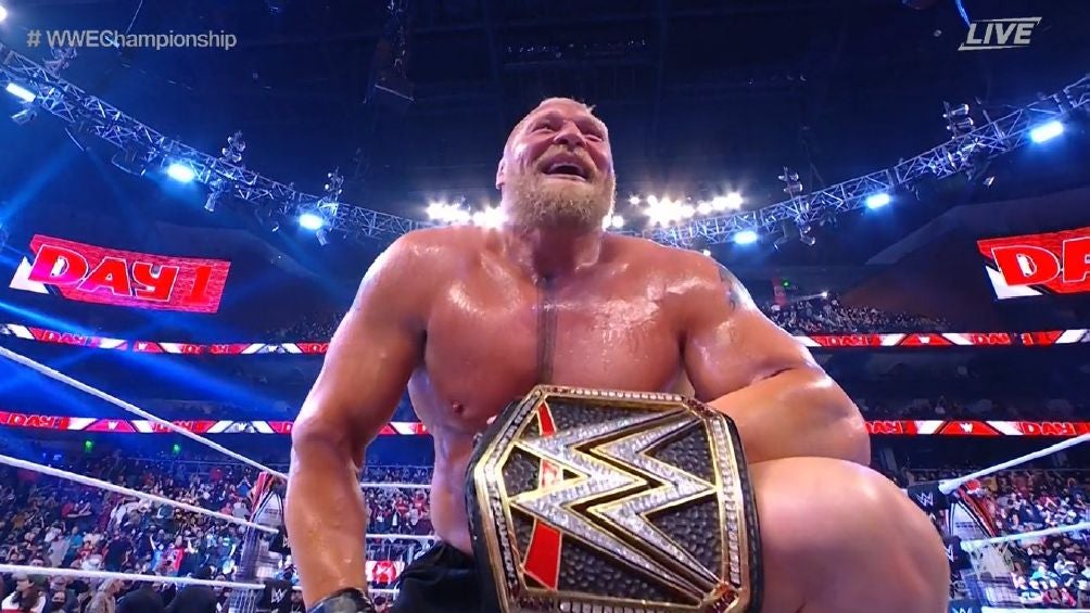 Brock Lesnar, nuevo campeón de la WWE