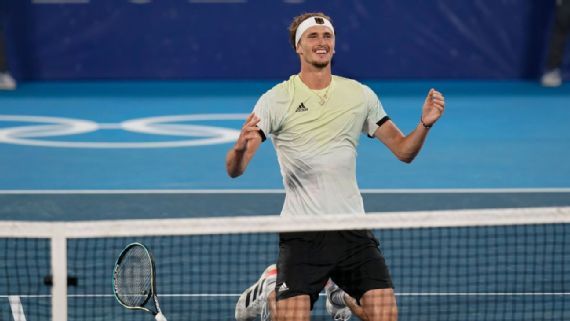 Zverev, tras lograr un triunfo