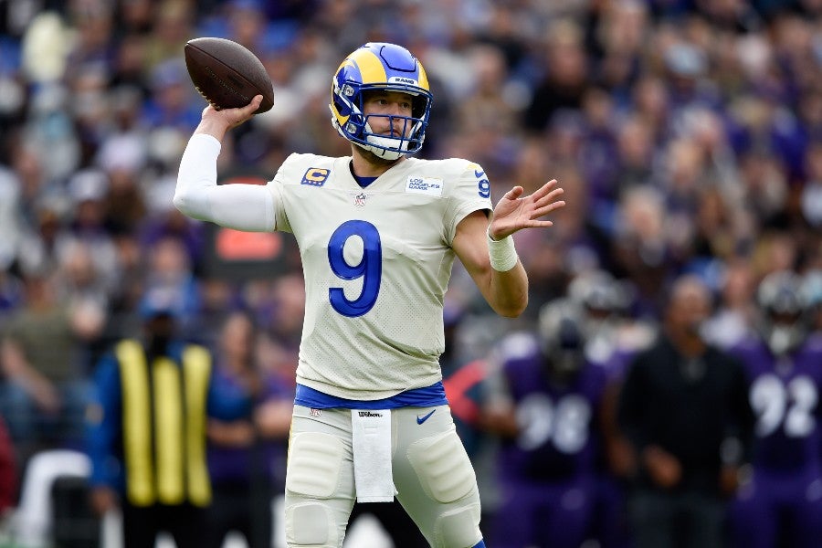 Matthew Stafford en victoria vs Ravens