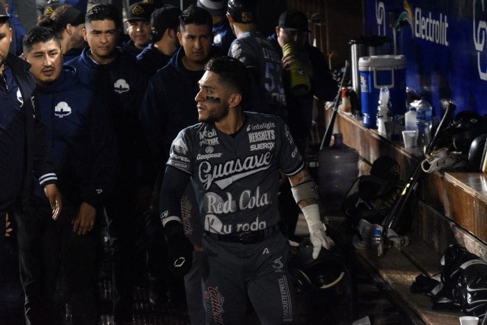 Jugadores de Algodoneros en festejo