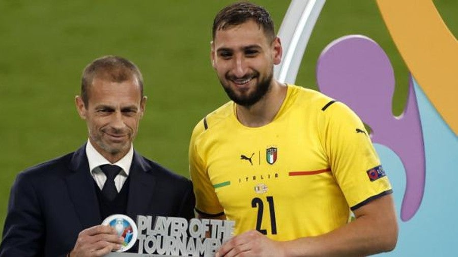 Donnarumma premiado en la Eurocopa 2020