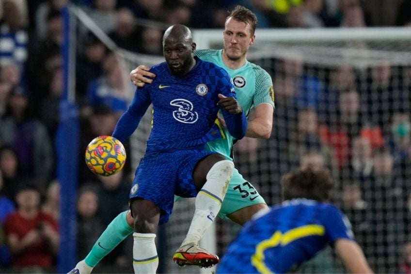 Lukaku jugando contra el Brighton