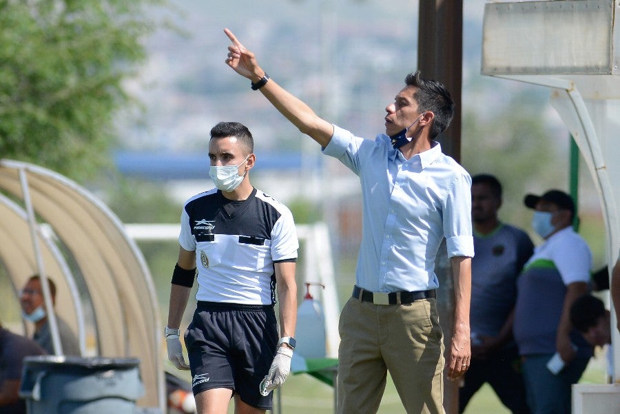 Paulo Serafín en un partido de América Sub 20