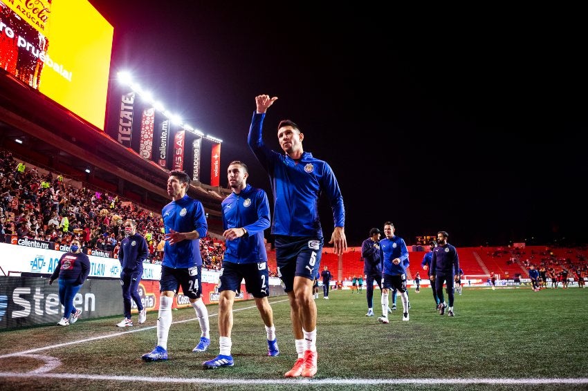 Jesús Molina en un partido de las Chivas