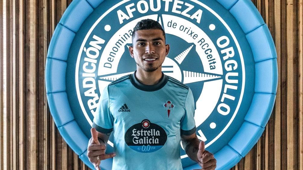 Orbelín Pineda presentado en el Celta de Vigo