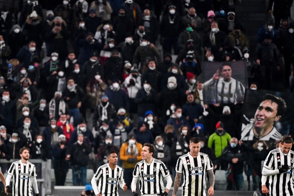 Público de la Juventus en partido