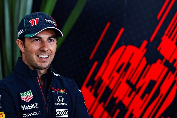 Sergio 'Checo' Pérez en conferencia de prensa