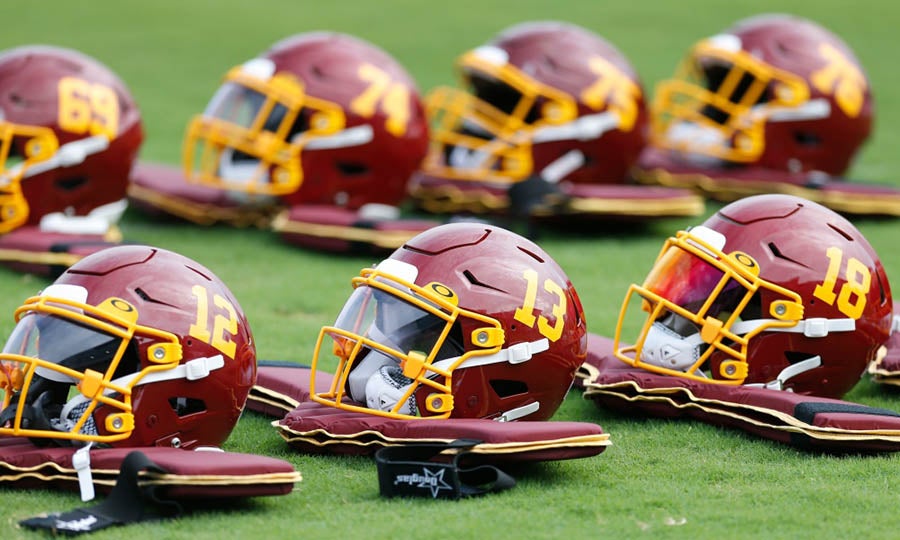 Cascos de Washington Football Team