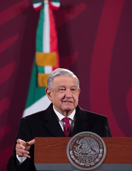 López Obrador en conferencia 