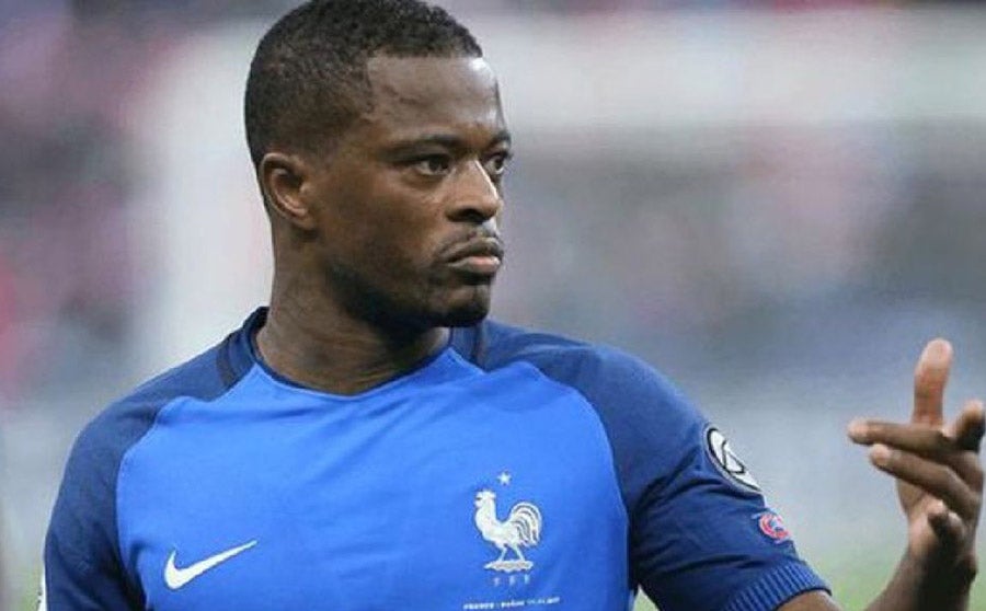 Evra con la selección de Francia