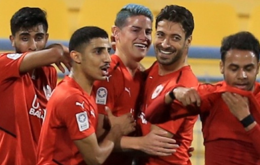 Rodríguez marcó gol ante el Al-Wakrah