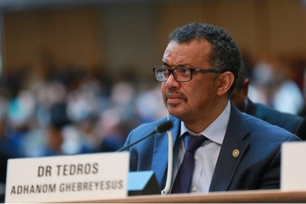 Tedros Adhanom Ghebreyesus, jefe de la OMS