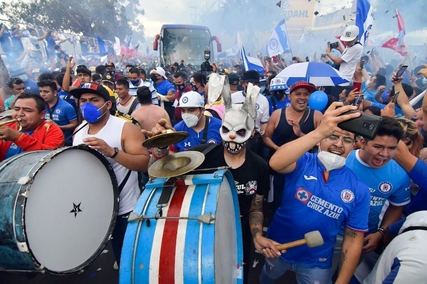 Aficionados de Cruz Azul 