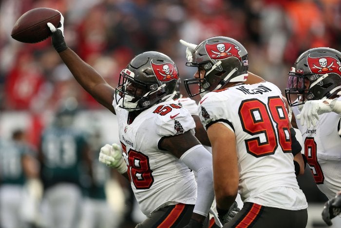 Jugadores de Tampa Bay en festejo 