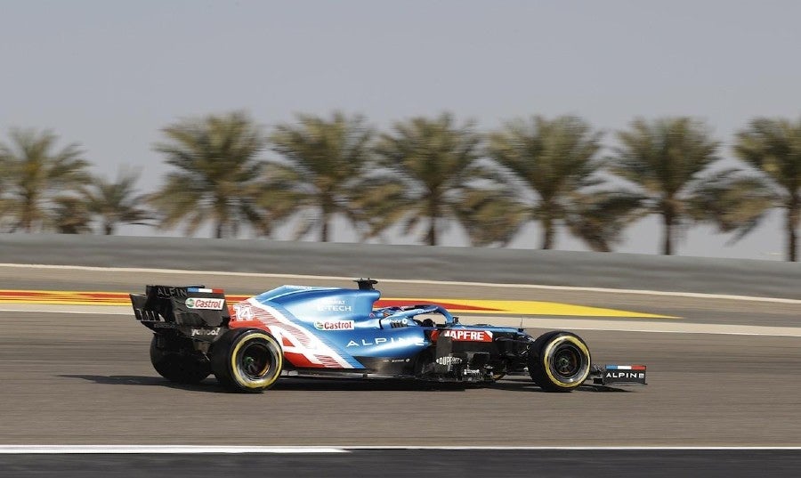 Alonso en el Circuito de Bahrein