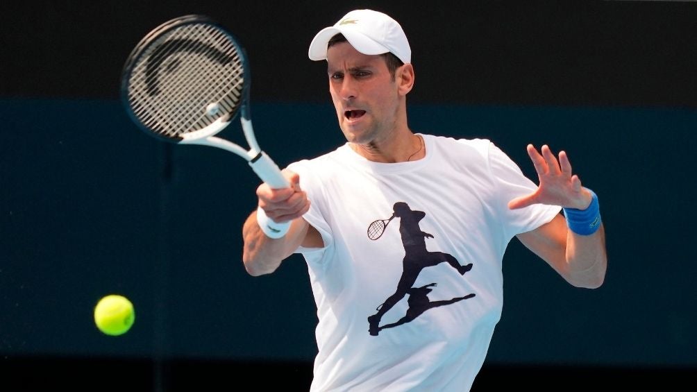 Djokovic en un torneo 