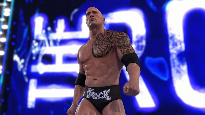 The Rock en WWE 2K22