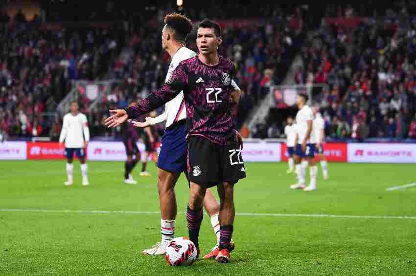 Hirving Lozano ante Estados Unidos 