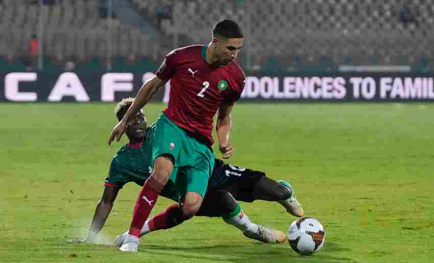 Achraf Hakimi, jugador de Marruecos 