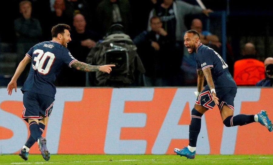 El argentino y el brasileño se reencontraron con el PSG