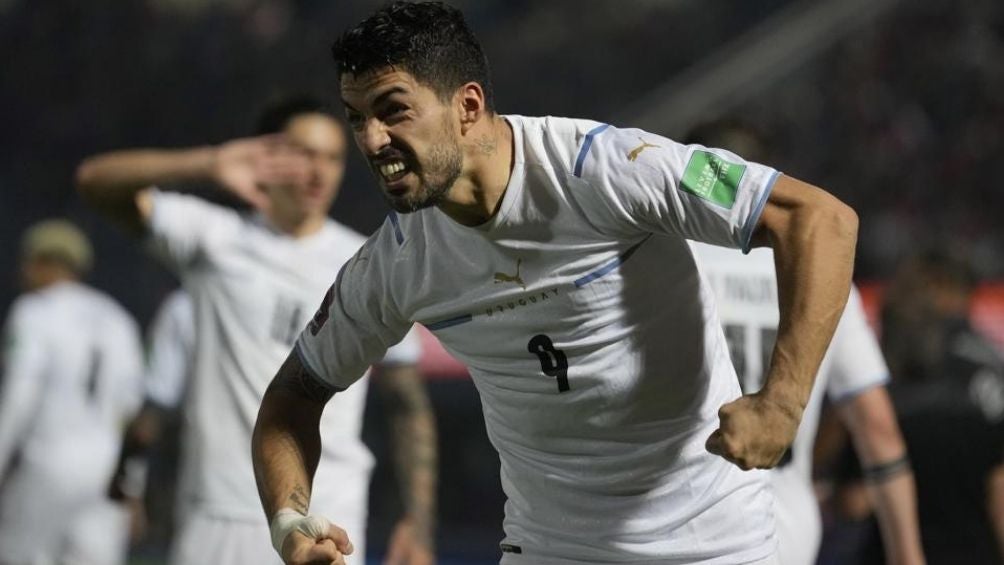 Suárez celebra su gol