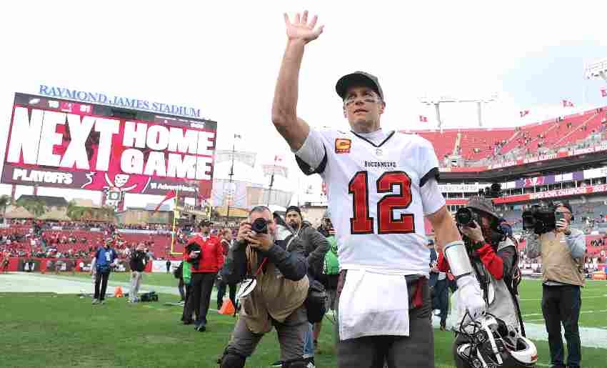 Brady tras un partido en Tampa 