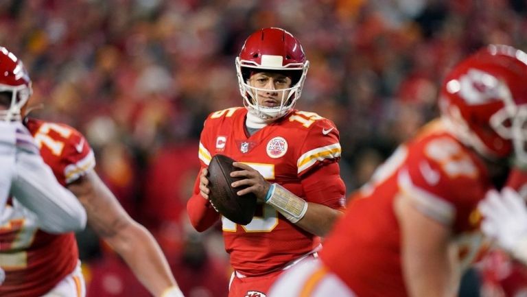 Mahomes en partido con Kansas City