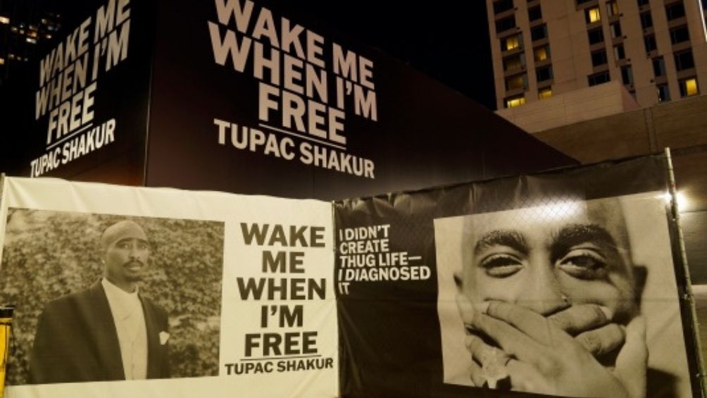 Exhibición de Tupac en Los Ángeles