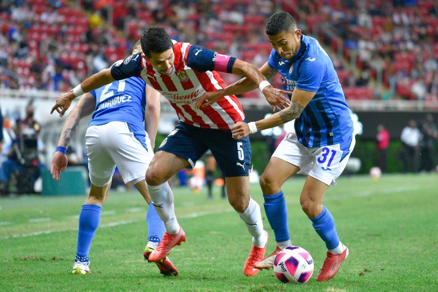 Jesús Molina durante un partido con Chivas