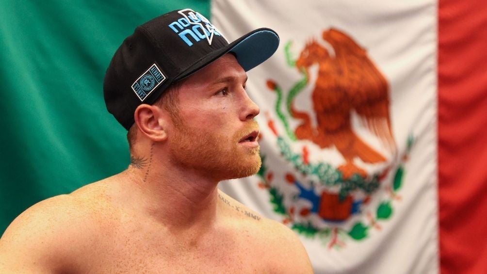 Canelo Álvarez en una pelea 