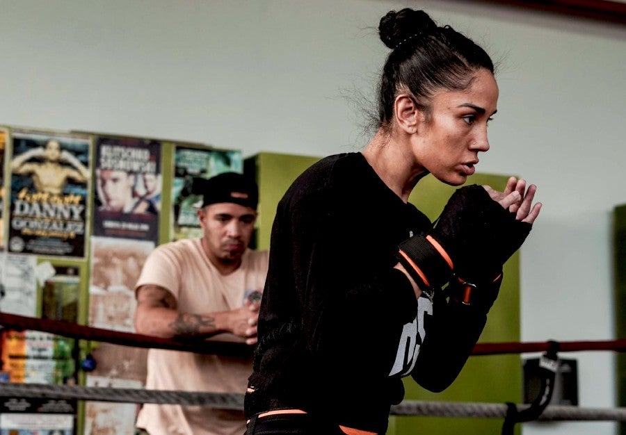 Serrano en entrenamiento