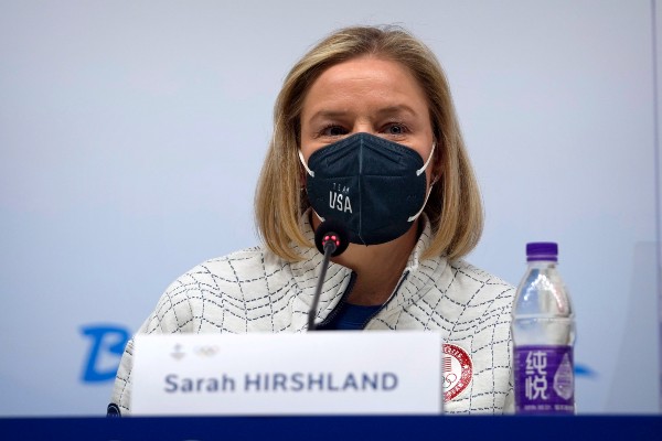 Sarah Hirshland, presidenta del Comité Olímpico y Paraolímpico de Estados Unidos